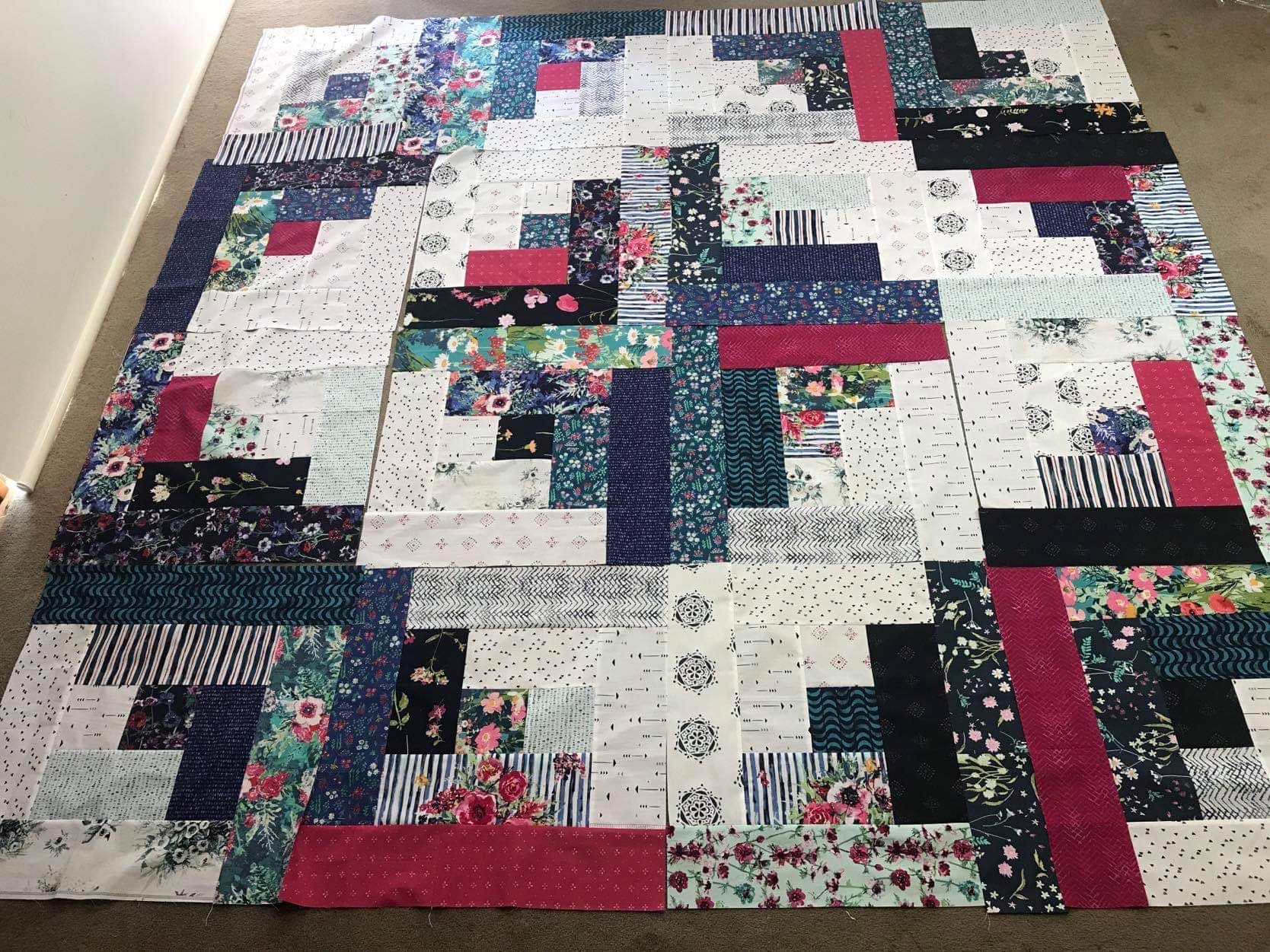 The Big Log Cabin Quilt Free Bird Quilting Designs