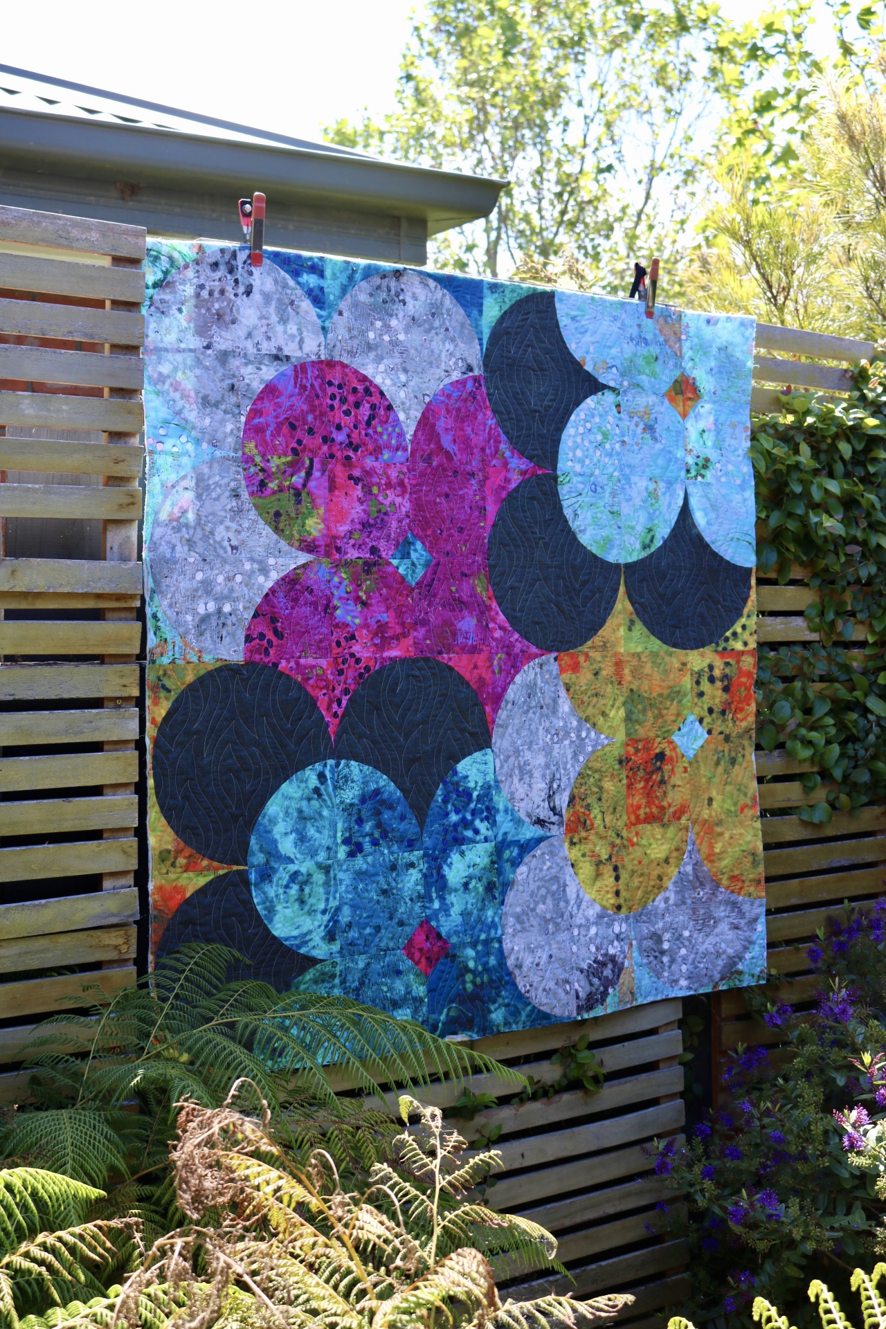 Shadow Blossom Quilt Free Bird Quilting Designs