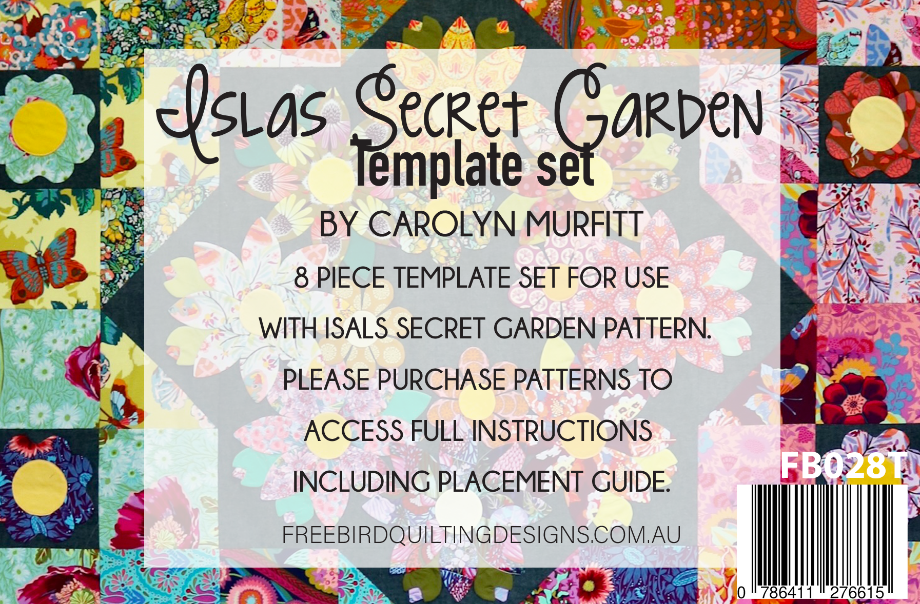 Islas Secret Garden Quilt – Free Bird Quilting Designs